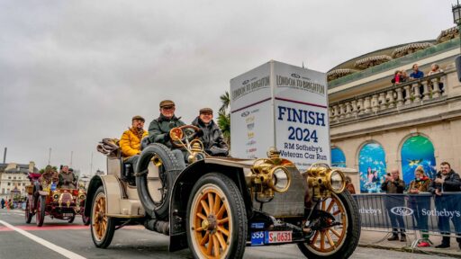 Experience history in motion as a 120-year-old Mercedes-Simplex completes the iconic 96-km London to Brighton Veteran Car Run, celebrating timeless engineering and classic style.