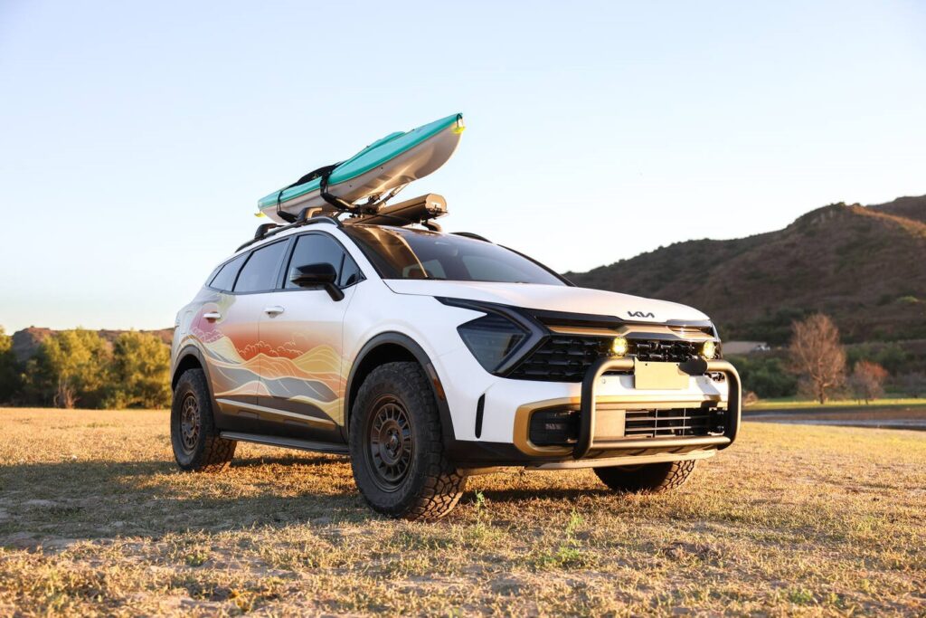 At the 2024 SEMA Show, Kia America reveals rugged EV concepts, the EV9 ADVNTR SUV and PV5 WKNDR van, showcasing adventure-ready, eco-friendly design for active lifestyles.