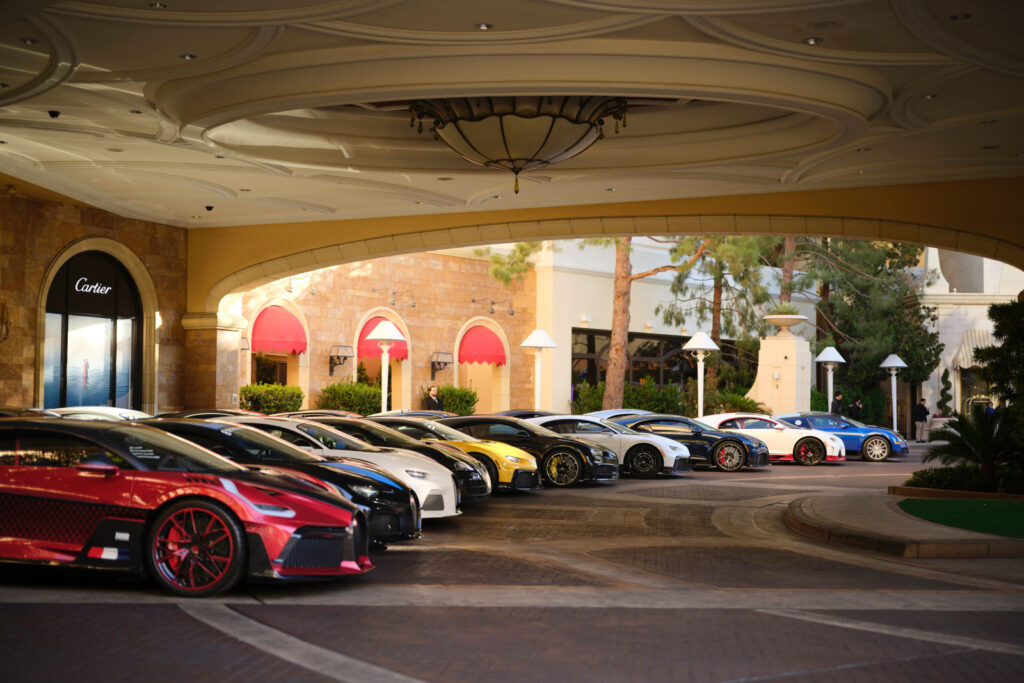 Bugatti celebrated 100 years of the Type 35 at the Las Vegas Grand Prix with an exclusive event, featuring a Bugatti parade on the F1 circuit and luxury experiences at Wynn.