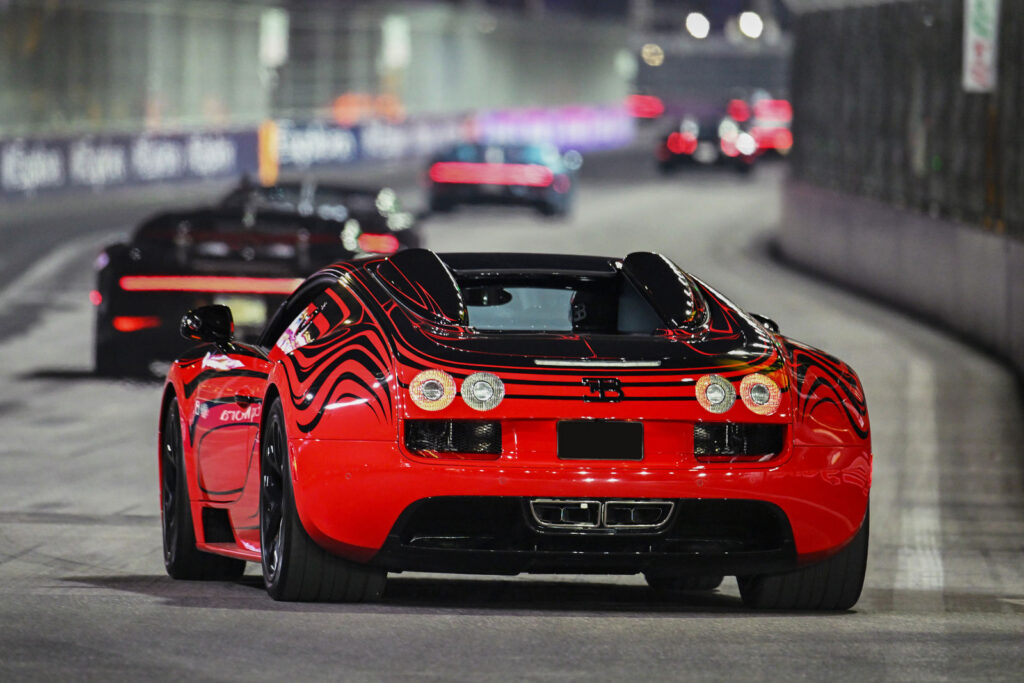 Bugatti celebrated 100 years of the Type 35 at the Las Vegas Grand Prix with an exclusive event, featuring a Bugatti parade on the F1 circuit and luxury experiences at Wynn.