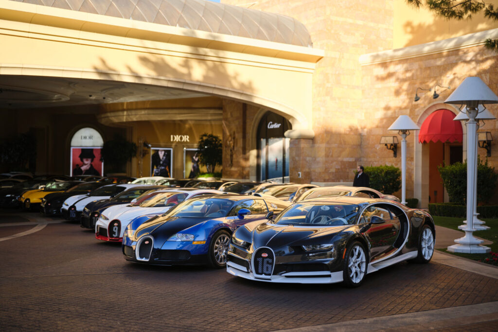 Bugatti celebrated 100 years of the Type 35 at the Las Vegas Grand Prix with an exclusive event, featuring a Bugatti parade on the F1 circuit and luxury experiences at Wynn.