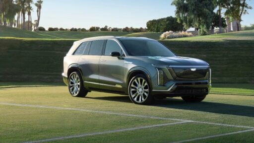 Cadillac introduces the all-electric 2026 VISTIQ, a luxury three-row SUV with 615 hp, Super Cruise, and a range of 300 miles, starting at $78,790. Production begins in 2025.