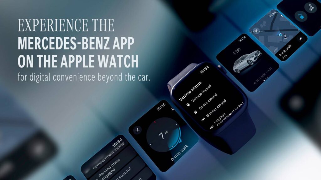 Mercedes-Benz introduces an Apple Watch app for seamless vehicle control, offering features like remote locking, battery checks, and navigation to enhance connectivity.