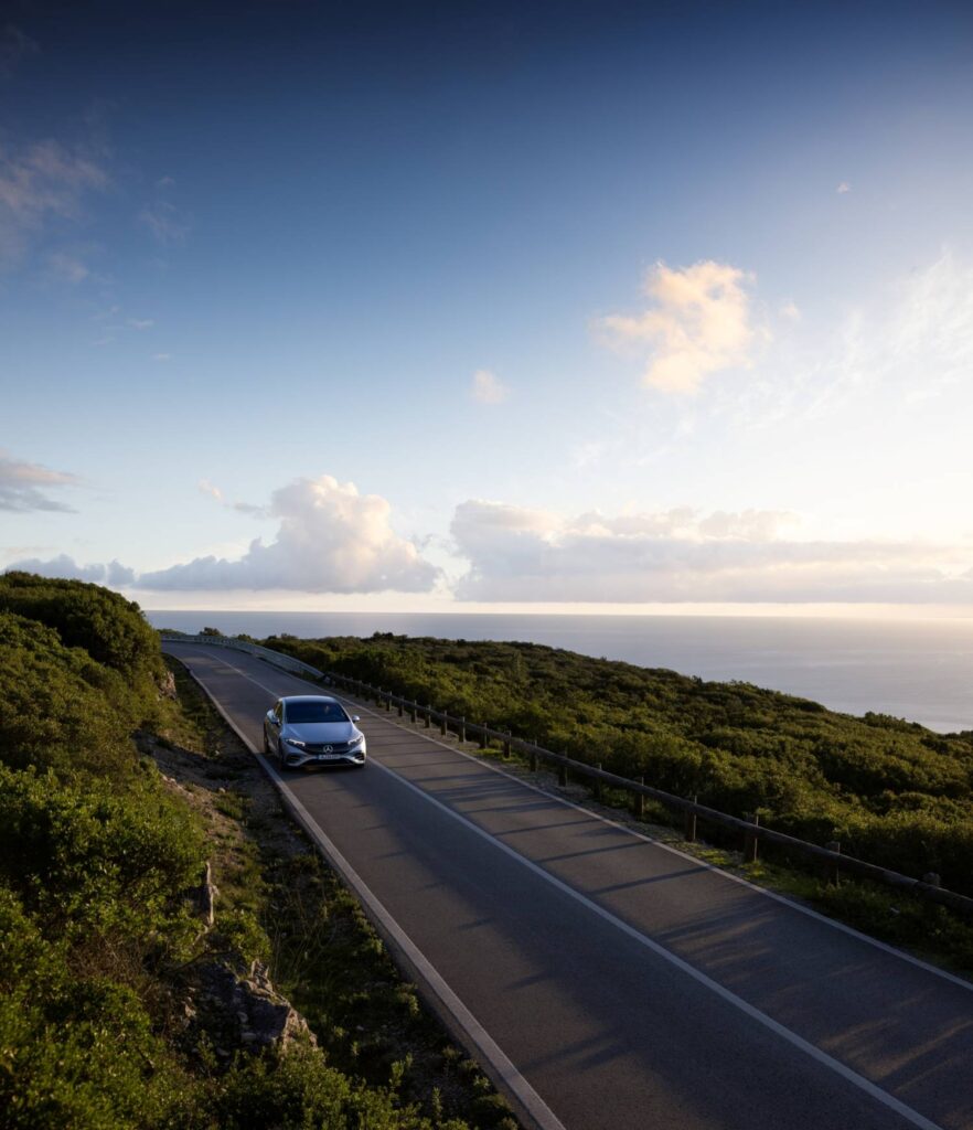 Mercedes-Benz outlines six sustainability pillars, including decarbonization, circularity, human rights, and AI ethics, showcasing its commitment to a greener, safer future.