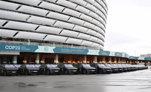 NIO joins COP29 in Baku, providing premium EVs for the Green Car Park initiative to support low-carbon transportation, aligning with global climate goals and sustainable innovation.