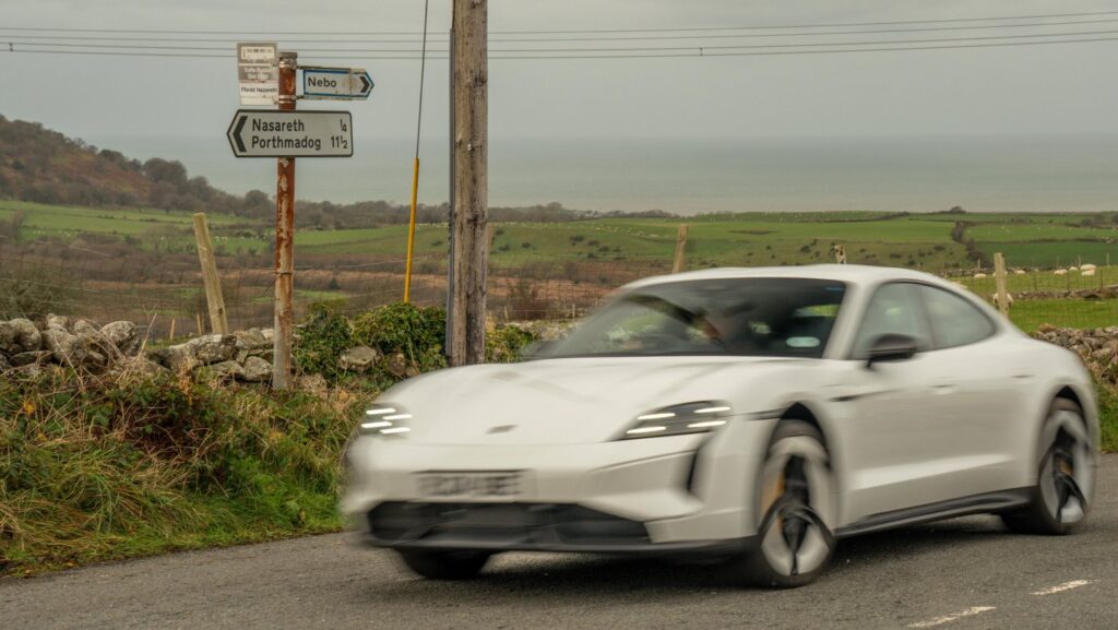 Porsche embarks on a festive journey from Nasareth to Bethlehem in the Taycan Turbo S, blending electric innovation with Wales’ scenic roads and holiday traditions.