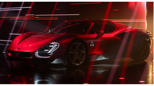 The Alfa Romeo 33 Stradale wins “Supercar of the Year” at the 2024 Automobile Awards, honoring its bold design, innovation, and legacy ahead of its first deliveries.