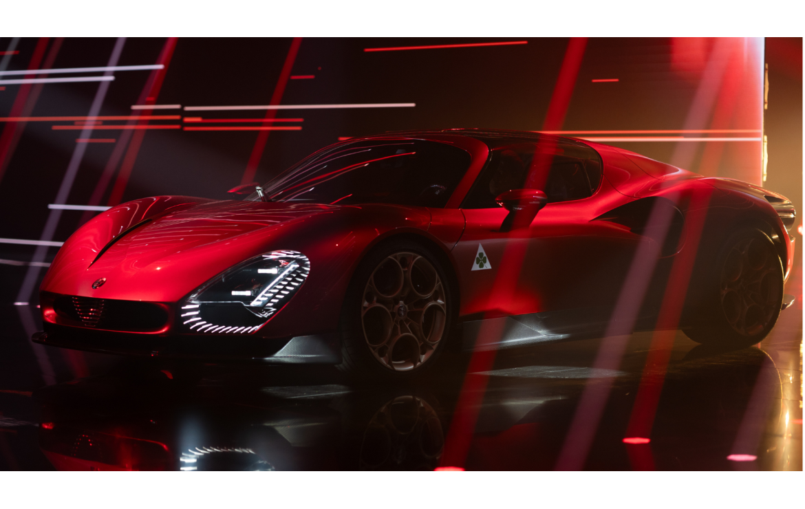 The Alfa Romeo 33 Stradale wins “Supercar of the Year” at the 2024 Automobile Awards, honoring its bold design, innovation, and legacy ahead of its first deliveries.