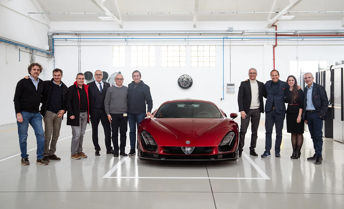 Alfa Romeo delivers the first of 33 custom-built 33 Stradale models, blending heritage and innovation to celebrate Italian artistry and a timeless automotive legacy.