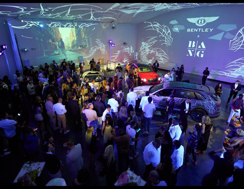 Bentley Americas partners with Bang Bang to debut UV-reactive designs inspired by tattoo artistry, redefining luxury personalization at Miami Art Week 2024.