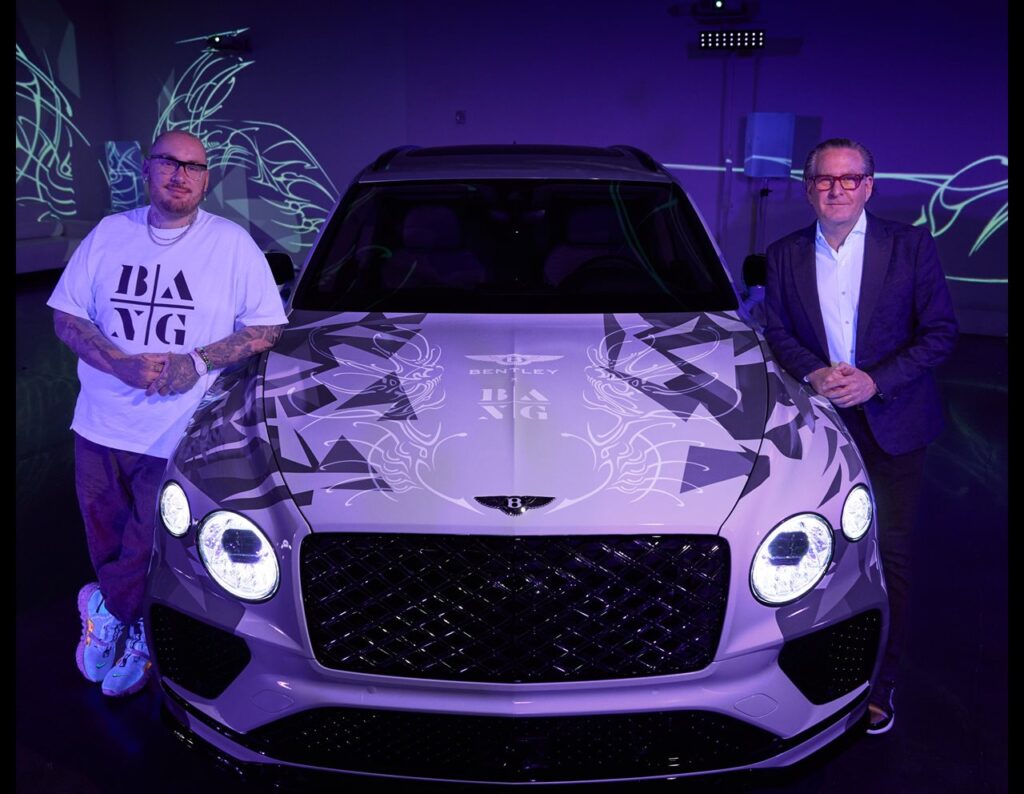 Bentley Americas partners with Bang Bang to debut UV-reactive designs inspired by tattoo artistry, redefining luxury personalization at Miami Art Week 2024.