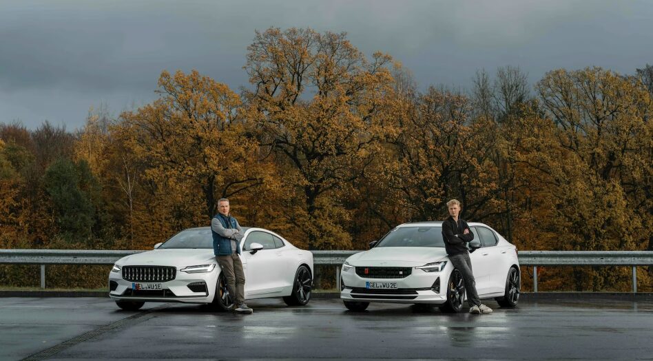 Father-son duo Oliver and Jos van den Berg share a passion for Polestar, embracing its blend of performance, elegance, and community to create an inspiring automotive journey.