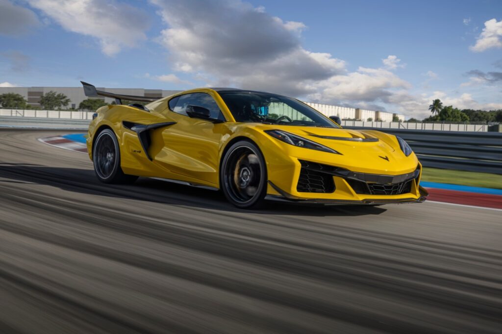 The 2025 Corvette ZR1 redefines speed with 1,064 horsepower, 0-60 in 2.3 seconds, and a top speed of 233 mph, making it the fastest car ever built by an American automaker.