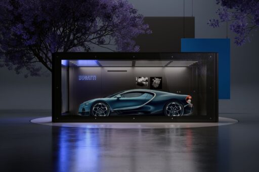 Bugatti partners with Fahrengold to create the Bugatti Edition FG-01 Garage and CarPad platforms, offering ultimate customization and elegance for showcasing iconic hypercars.