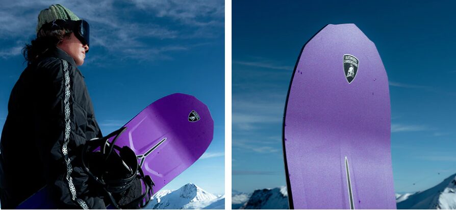 Automobili Lamborghini teams with CAPiTA Snowboards and Union Binding Company for a limited-edition snowboard and bindings, blending luxury design with high-performance craftsmanship.