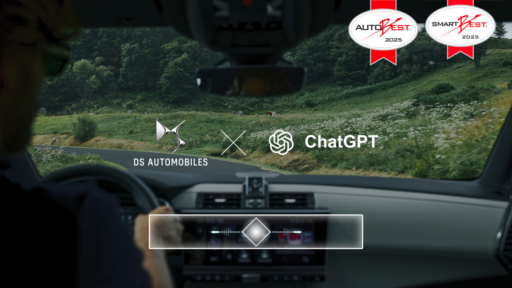 DS Automobiles wins SMARTBEST 2025 for integrating ChatGPT into its DS IRIS SYSTEM, becoming the first automaker to offer generative AI as standard across all models.