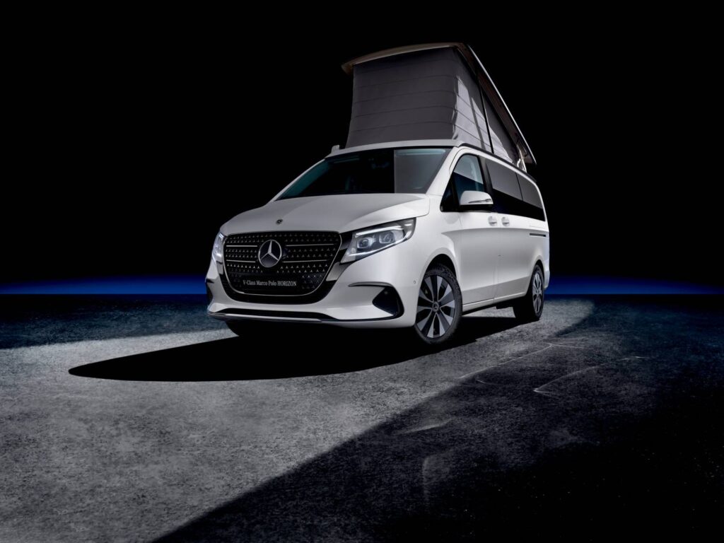 Experience the ultimate in versatility and luxury with the V-Class Marco Polo HORIZON, a high-end recreational vehicle designed for leisure, family adventures, and daily convenience.