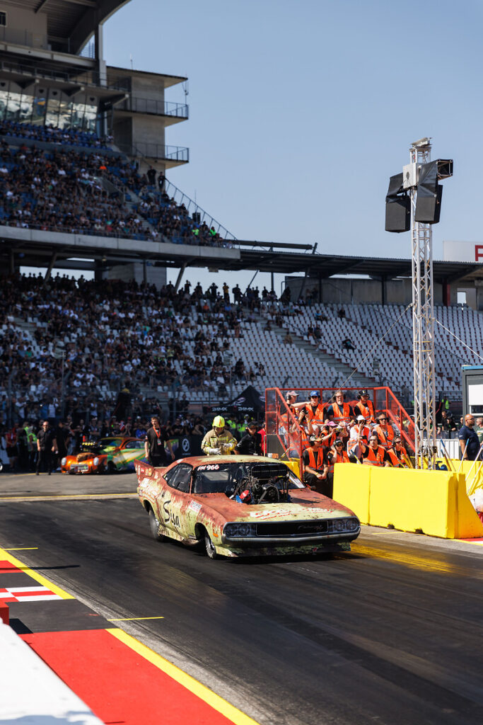 Dodge Europe’s IN//OUT finale takes viewers to Nitrolympx, showcasing drag racing thrills, Dodge’s legacy, and a passionate German fan community with Ida Zetterström.