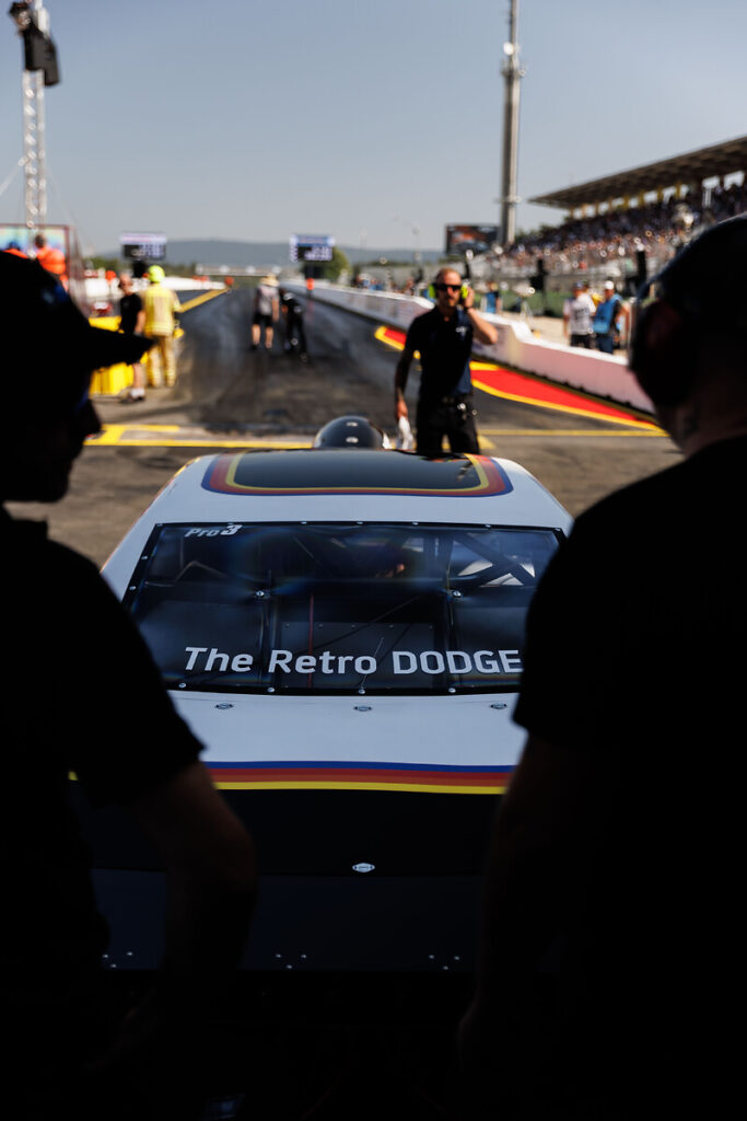 Dodge Europe’s IN//OUT finale takes viewers to Nitrolympx, showcasing drag racing thrills, Dodge’s legacy, and a passionate German fan community with Ida Zetterström.