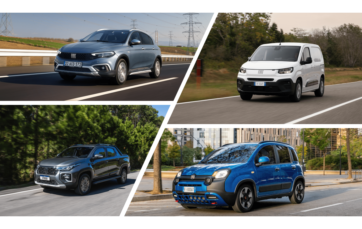 FIAT leads Stellantis brands in 2024, dominating Brazil, Italy, Turkey, and Algeria with market shares of up to 60%, driven by best-sellers like Strada, Panda, Tipo, and Doblò.