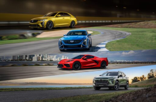 Four GM vehicles—Chevrolet Corvette, Cadillac CT4-V Blackwing, CT5-V Blackwing, and Chevy Trax—win spots on Car and Driver’s 2025 10Best list, showcasing performance and value.