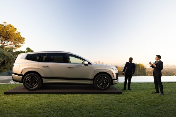 Hyundai unveils the IONIQ 9, its first all-electric three-row SUV, at Goldstein House, showcasing spacious design, cutting-edge tech, and sustainability ahead of the LA Auto Show.