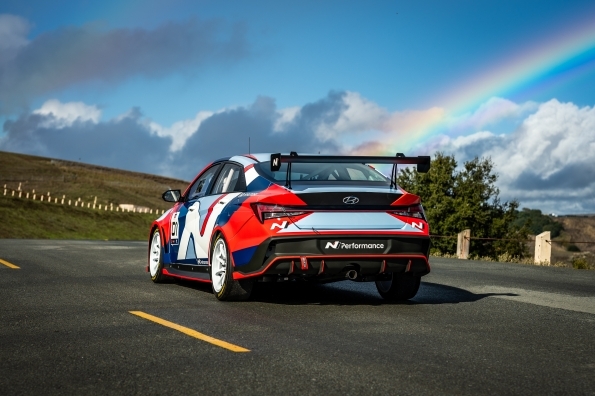 Hyundai Motor America unveils the Elantra N1 TC Evo, a high-performance race car set to debut in the 2025 SRO TC America series, with enhanced design and driver development opportunities.