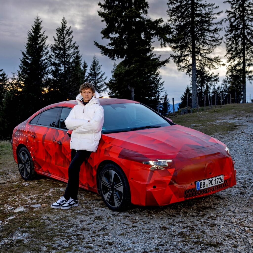 Mercedes-Benz debuts its festive short film *“Charging up for 2025,”* featuring rising F1 star Kimi Antonelli and the all-electric CLA showcasing energy efficiency.