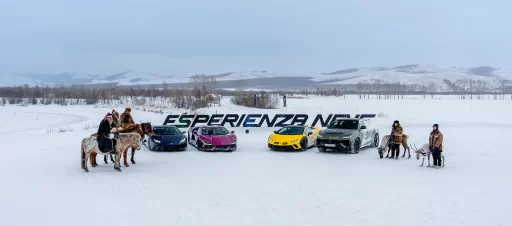 Lamborghini brings its *Esperienza Neve* program to Mongolia, offering thrilling ice-driving experiences with the hybrid Revuelto and super SUVs against stunning frozen landscapes.