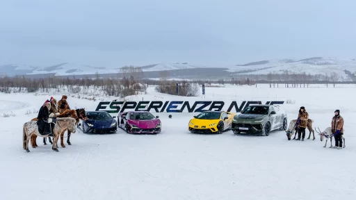 Lamborghini brings its *Esperienza Neve* program to Mongolia, offering thrilling ice-driving experiences with the hybrid Revuelto and super SUVs against stunning frozen landscapes.