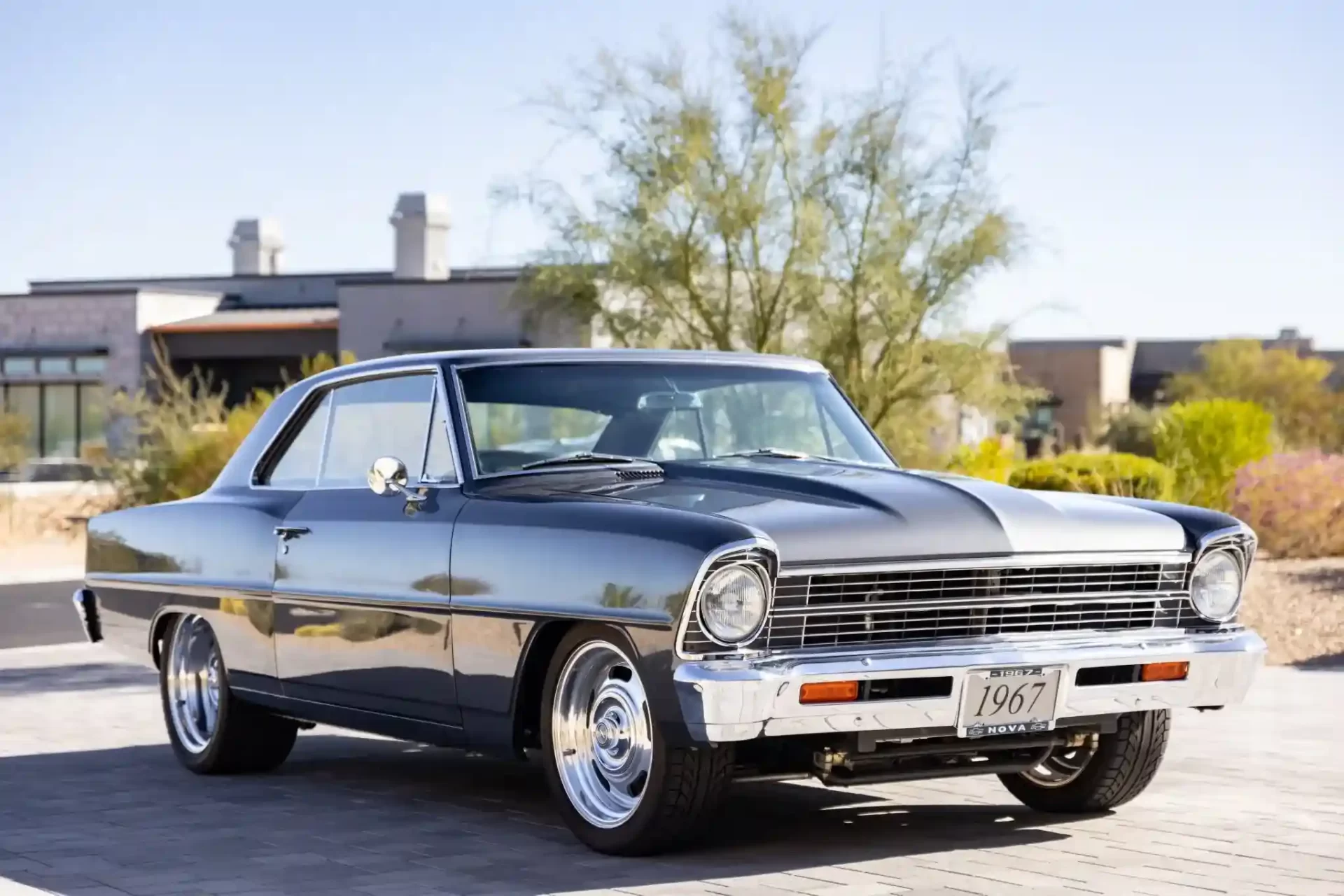 Paul Walker's custom 1967 Chevrolet Chevy II Nova Sport Coupe, gifted after *2 Fast 2 Furious*, is up for auction at £50,000. The iconic car boasts a 6.0L V8 engine and rich Hollywood history.