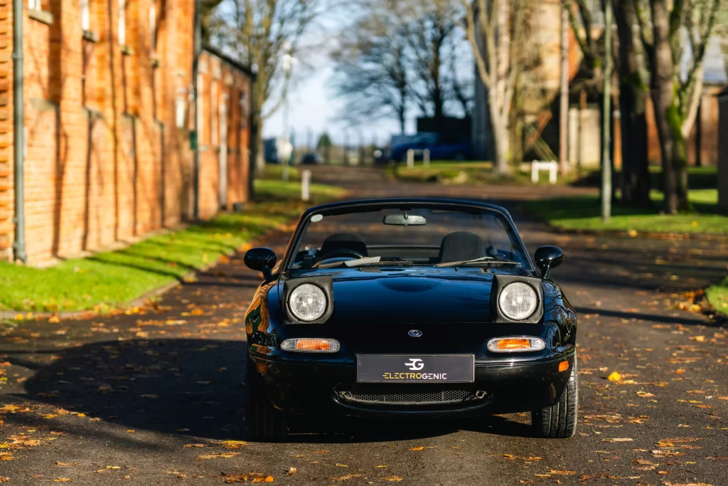 Mazda MX-5 goes electric! Electrogenic's plug-and-play kit transforms the 'hairdresser’s car' into a faster, greener sports car with 160 bhp and a 150-mile range.