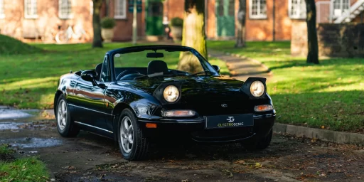 Mazda MX-5 goes electric! Electrogenic's plug-and-play kit transforms the 'hairdresser’s car' into a faster, greener sports car with 160 bhp and a 150-mile range.