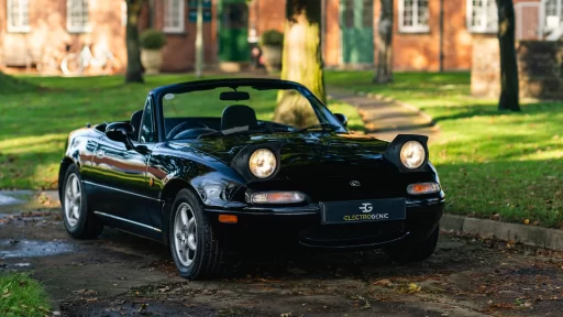 Mazda MX-5 goes electric! Electrogenic's plug-and-play kit transforms the 'hairdresser’s car' into a faster, greener sports car with 160 bhp and a 150-mile range.