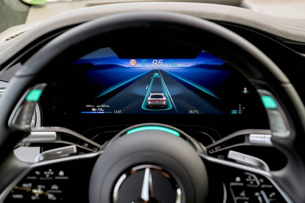 Mercedes-Benz secures approval in Germany for its updated Level 3 *DRIVE PILOT*, enabling autonomous driving at 95 km/h on Autobahns, setting a new benchmark for innovation.