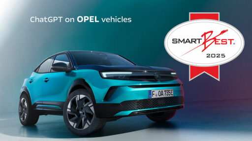 Opel wins the SMARTBEST 2025 award for integrating ChatGPT, enhancing in-car connectivity with advanced AI-powered assistance across its passenger cars and commercial vehicles.