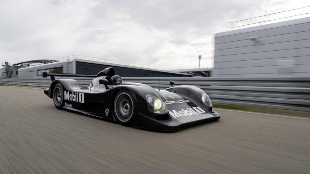 Porsche revives the legendary LMP 2000 after 25 years, with its V10 engine roaring back to life at Weissach, celebrating innovation, resilience, and Le Mans legacy.