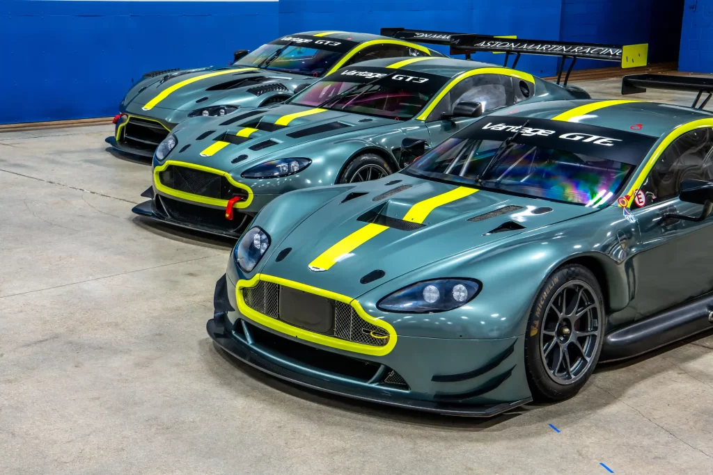 A trio of rare Aston Martin Vantages, including two GT3s and one GTE, are on sale in Miami for £1.17M. With unique specs and minimal mileage, it's a collector's dream.