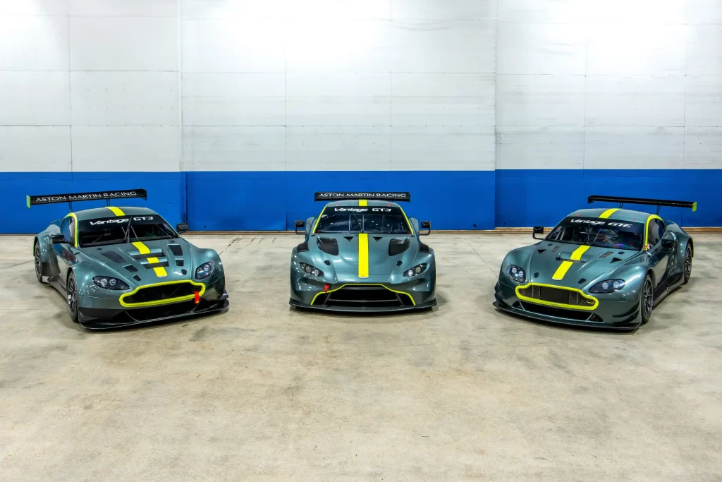 A trio of rare Aston Martin Vantages, including two GT3s and one GTE, are on sale in Miami for £1.17M. With unique specs and minimal mileage, it's a collector's dream.