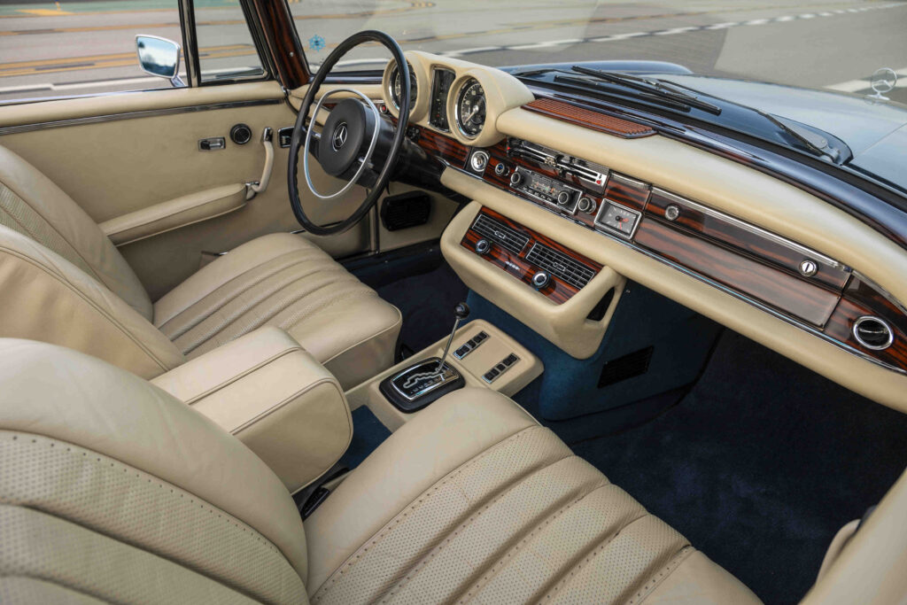 A pristine 1971 Mercedes-Benz 280 SE 3.5 Cabriolet, hailed as the finest in existence, with original parts and just 20,192 miles, hits auction at RM Sotheby’s today.