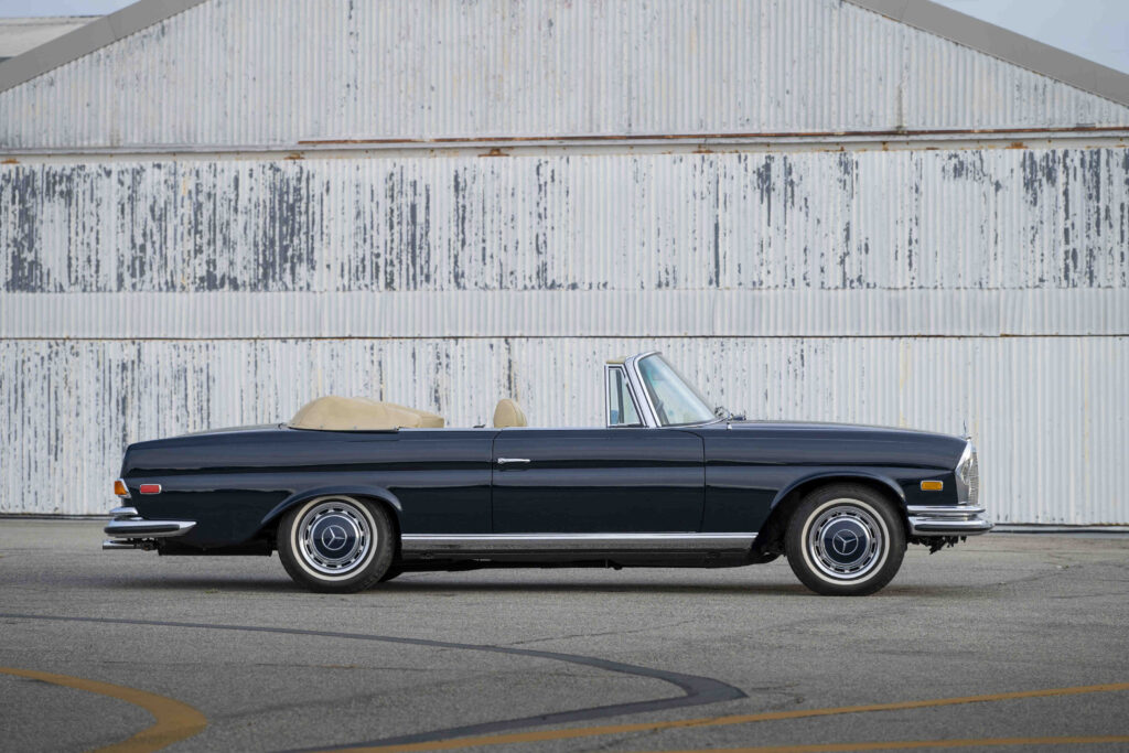 A pristine 1971 Mercedes-Benz 280 SE 3.5 Cabriolet, hailed as the finest in existence, with original parts and just 20,192 miles, hits auction at RM Sotheby’s today.