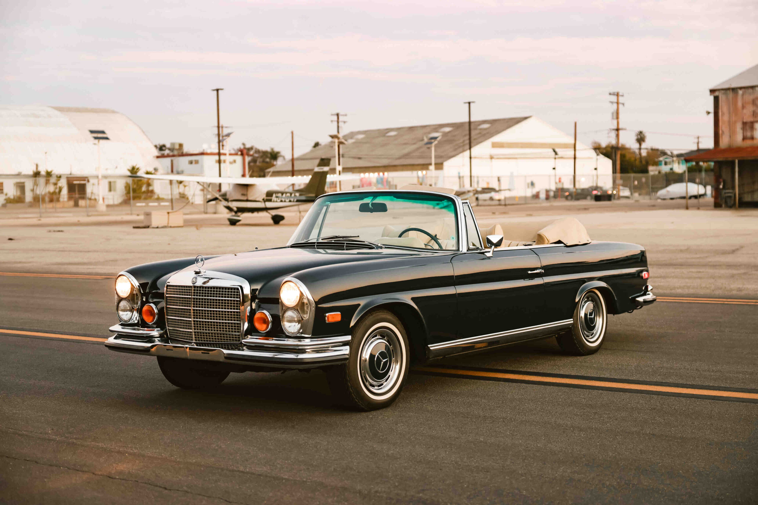 A pristine 1971 Mercedes-Benz 280 SE 3.5 Cabriolet, hailed as the finest in existence, with original parts and just 20,192 miles, hits auction at RM Sotheby’s today.