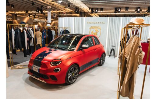 Abarth and Tramarossa unveil a limited-edition menswear capsule at Pitti Uomo 107, blending luxury Italian denim craftsmanship with bold, sporty automotive design.