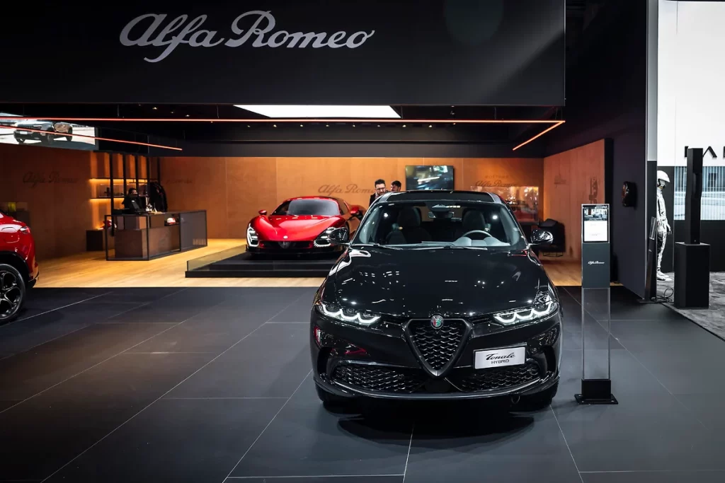 Alfa Romeo debuts the Junior Q4, INTENSA series, 33 Stradale, and Junior VELOCE at the Brussels Motor Show, blending innovation, performance, and Italian design for 2025.