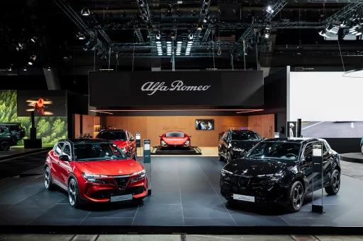 Alfa Romeo debuts the Junior Q4, INTENSA series, 33 Stradale, and Junior VELOCE at the Brussels Motor Show, blending innovation, performance, and Italian design for 2025.