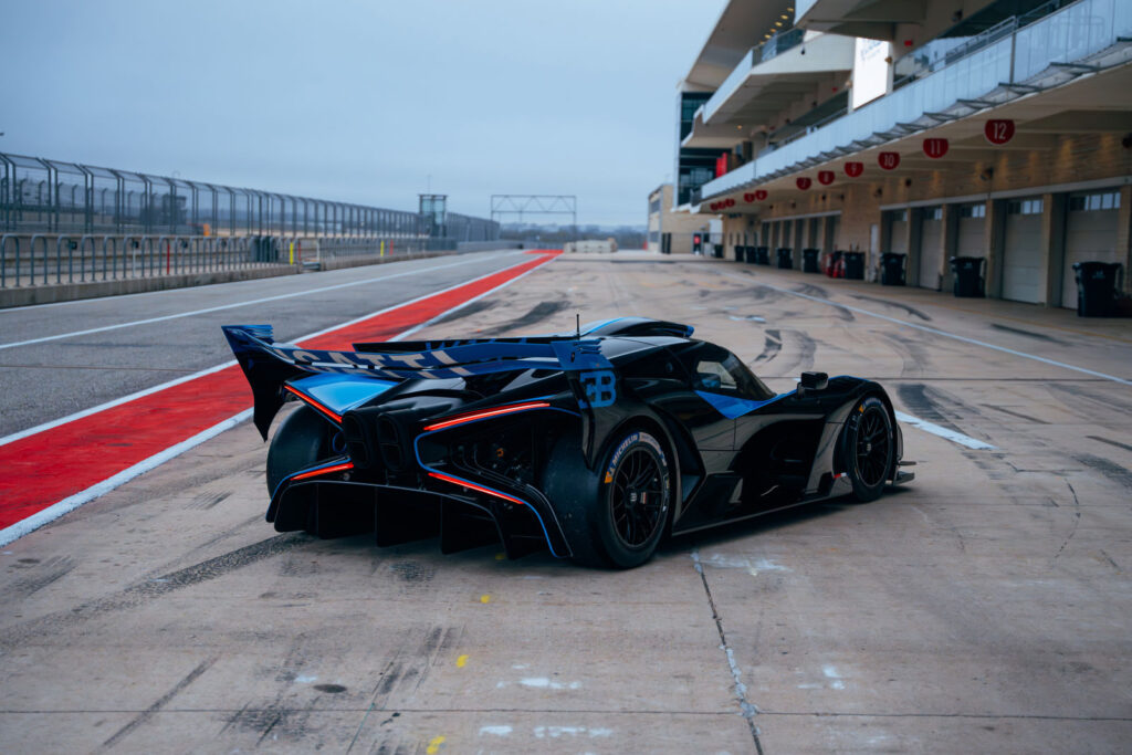 A Bugatti Bolide owner debuts his track-only marvel at Circuit of the Americas, reaching 333 km/h on the iconic circuit, showcasing power, precision, and unmatched agility.