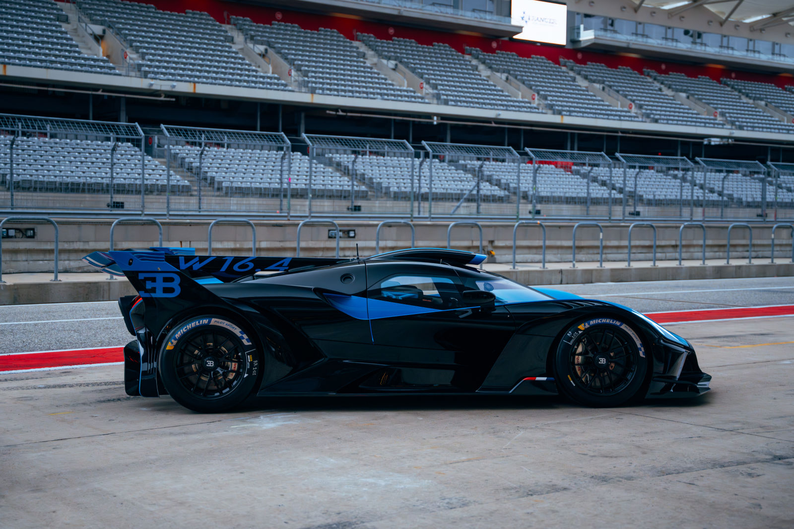 A Bugatti Bolide owner debuts his track-only marvel at Circuit of the Americas, reaching 333 km/h on the iconic circuit, showcasing power, precision, and unmatched agility.