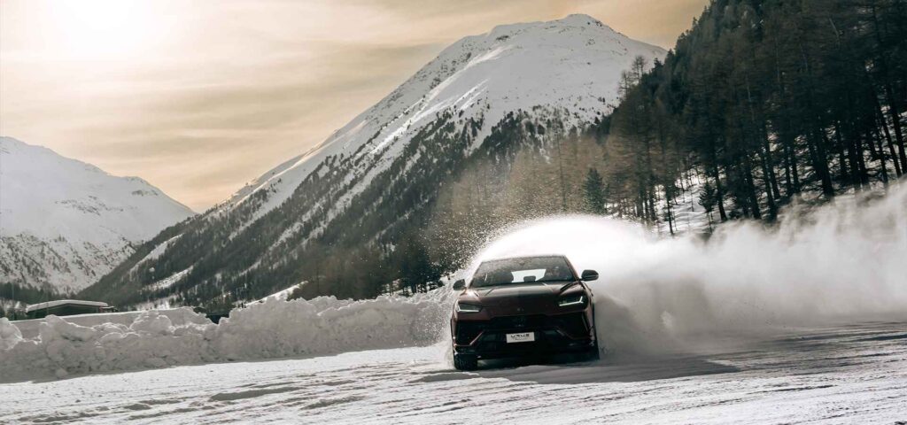 Celebrate 10 years of Accademia Neve with Lamborghini’s ultimate ice and snow driving experience in Livigno, featuring the Urus SE and Revuelto from January 25 to February 6.