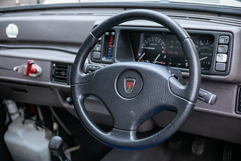 Record-breaking MG Metro, capable of 135mph and holder of 21 Class F speed records, goes on sale for £16,000—a unique piece of motoring history up for grabs in Coventry.