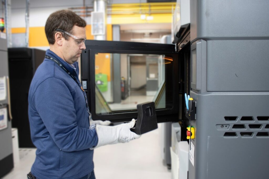 General Motors leverages 3D printing to enhance efficiency, safety, and innovation across its operations, from prototyping to manufacturing and aftersales solutions.